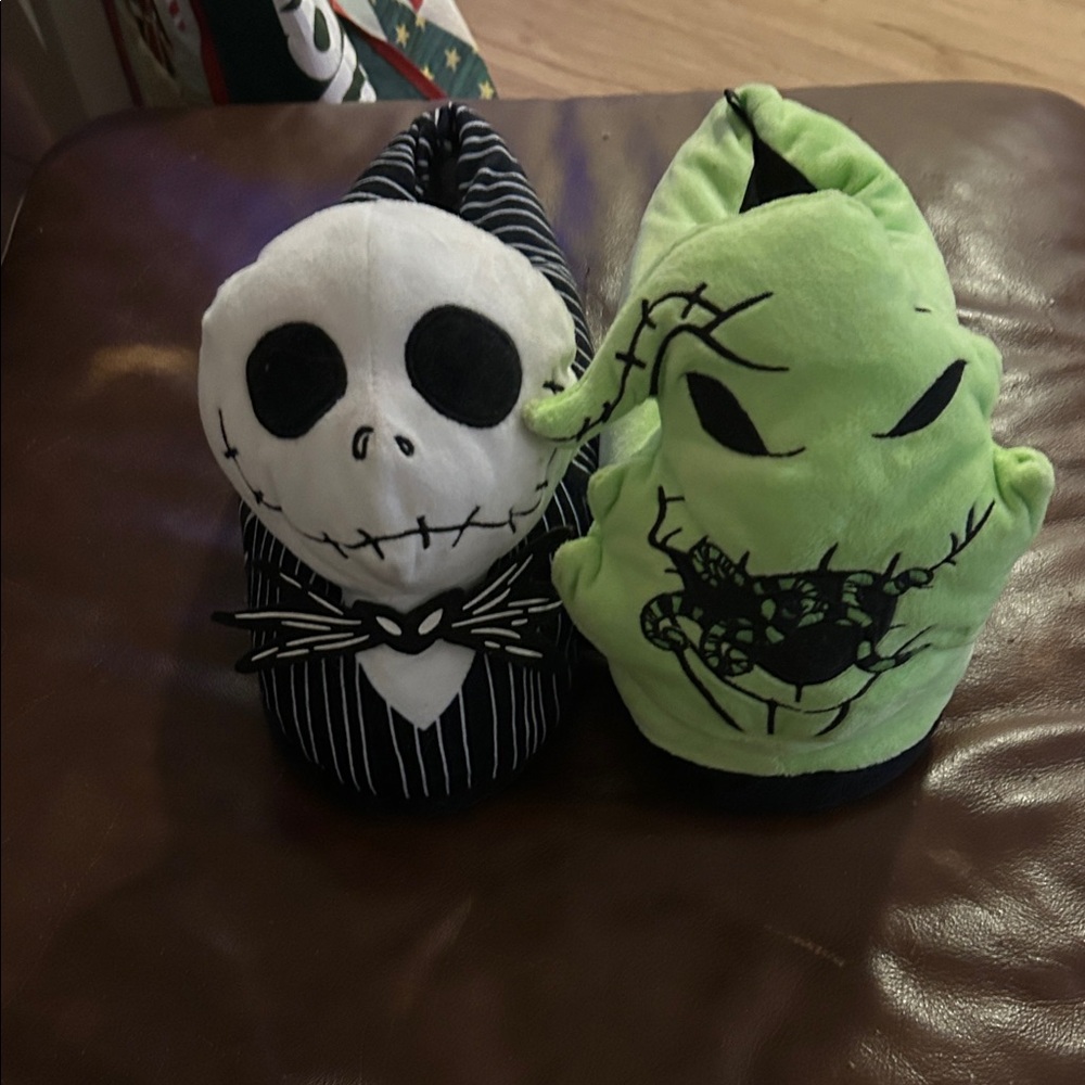 Nightmare Before Christmas Plush Slippers